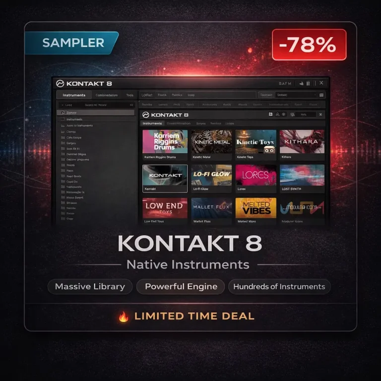 Native Instruments Kontakt 8 – Pro Sampler & Factory Library 2