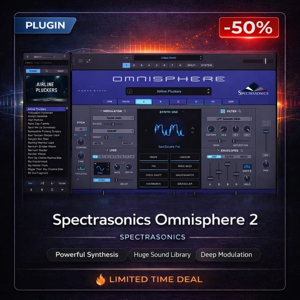 Spectrasonics Omnisphere 2 – Ultimate Synth Deal Spectrasonics Omnisphere 2 – Ultimate Synth Deal