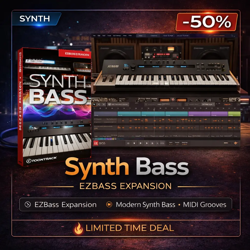 Toontrack Synth Bass Toontrack Synth Bass EBX – Synth Bass Expansion Deal