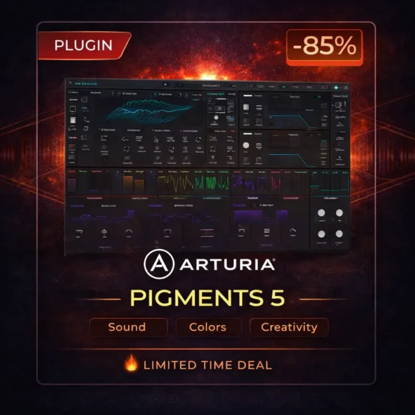 Arturia Pigments 5 — Polychrome Software Synthesizer Plugin Deal