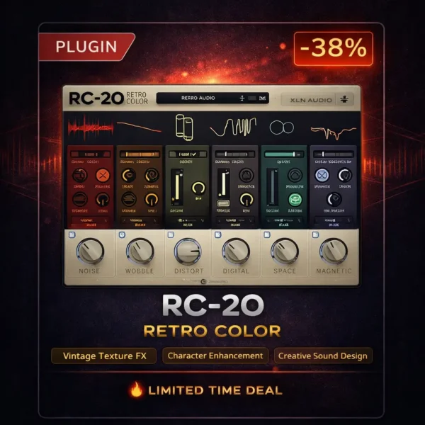 XLN Audio RC-20 Retro Color – Creative FX Plugin Deal