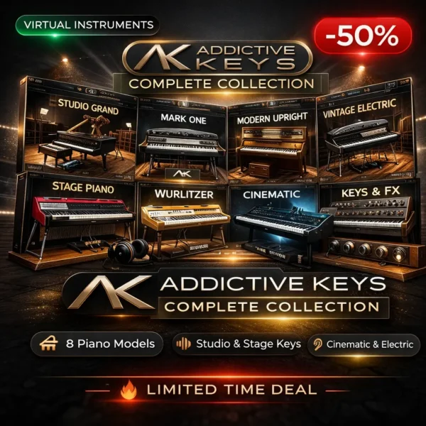 Addictive Keys Complete Collection – Piano Plugin Deal