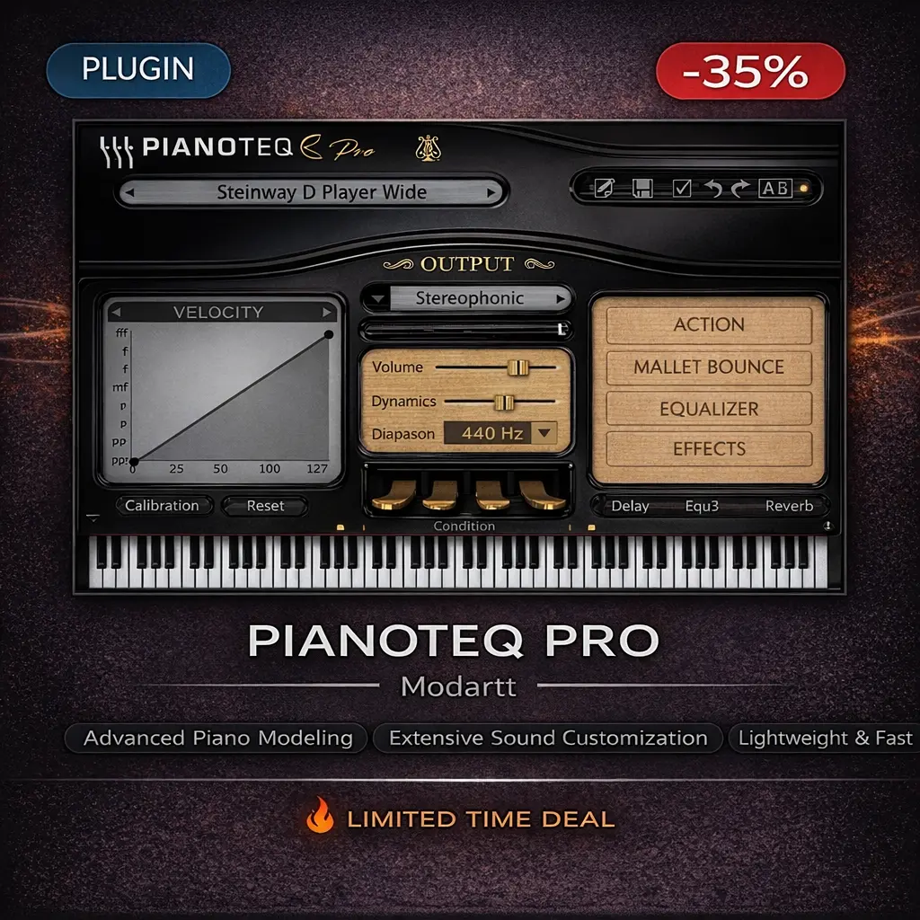 Modartt Pianoteq Pro – Professional Physical Modeling Piano Plugin Modartt Pianoteq Pro – Professional Physical Modeling Piano Plugin