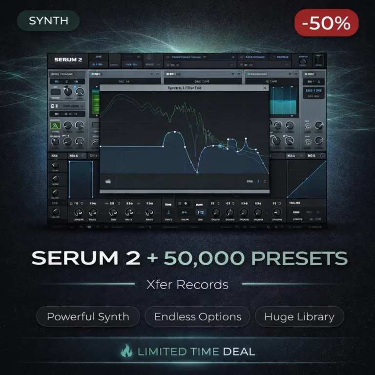 Xfer Records Serum – Advanced Wavetable Synthesizer (Includes 50,000+ Presets)