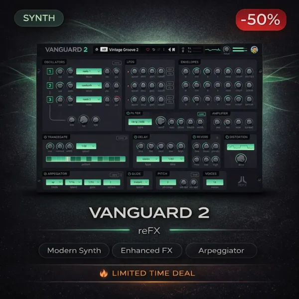reFX Vanguard 2 – Trance Synth Plugin Deal