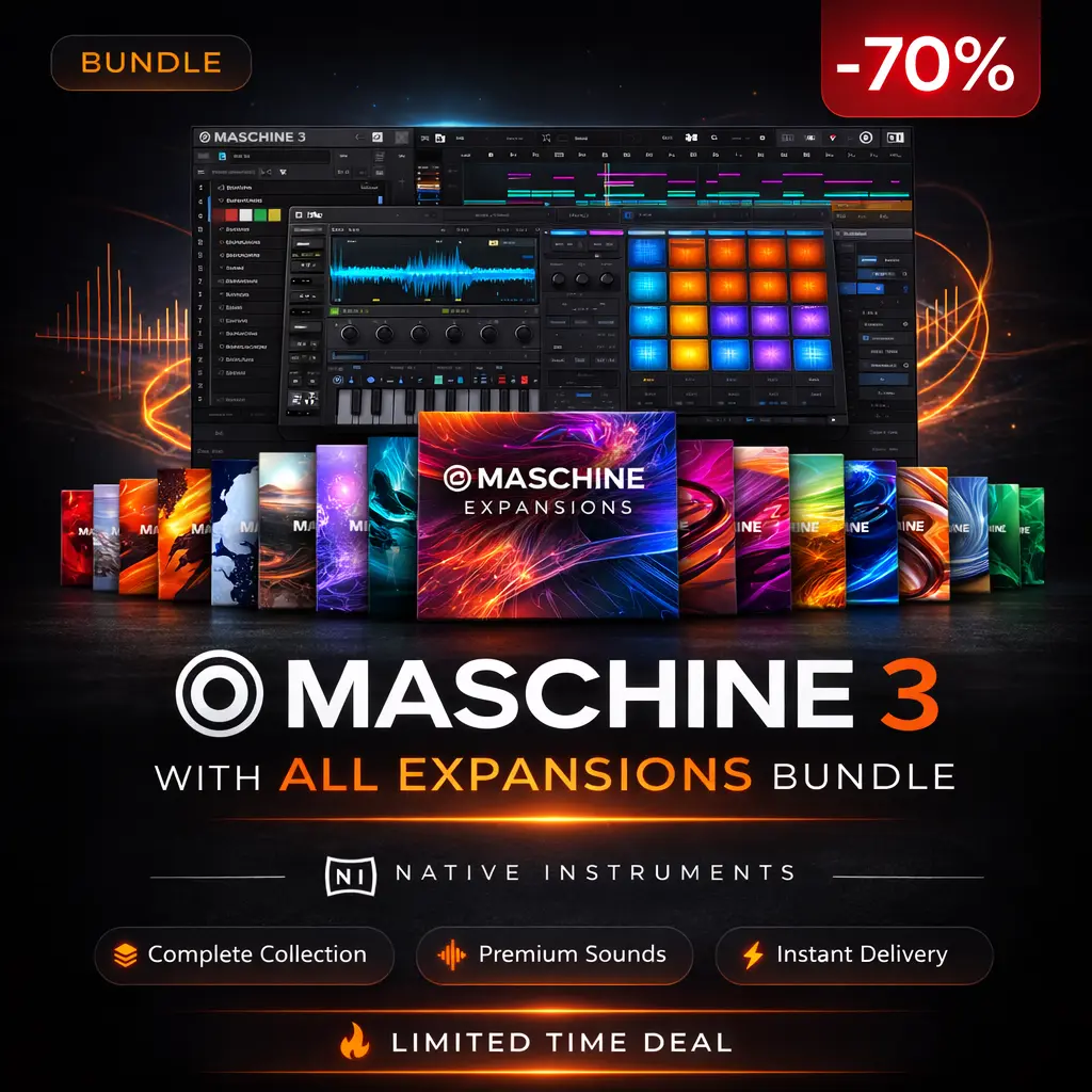 MASCHINE 3 + All Expansions Bundle – NI Deal MASCHINE 3 + All Expansions Bundle – NI Deal