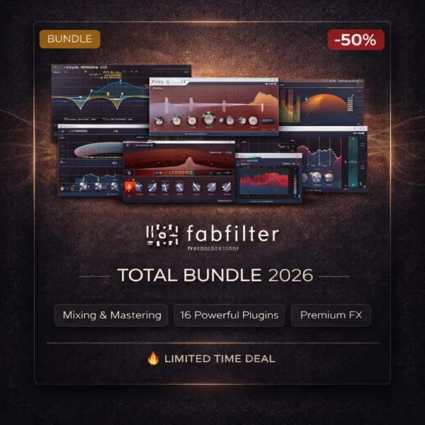 FabFilter Total Bundle 2026 – Pro Plugin Deals