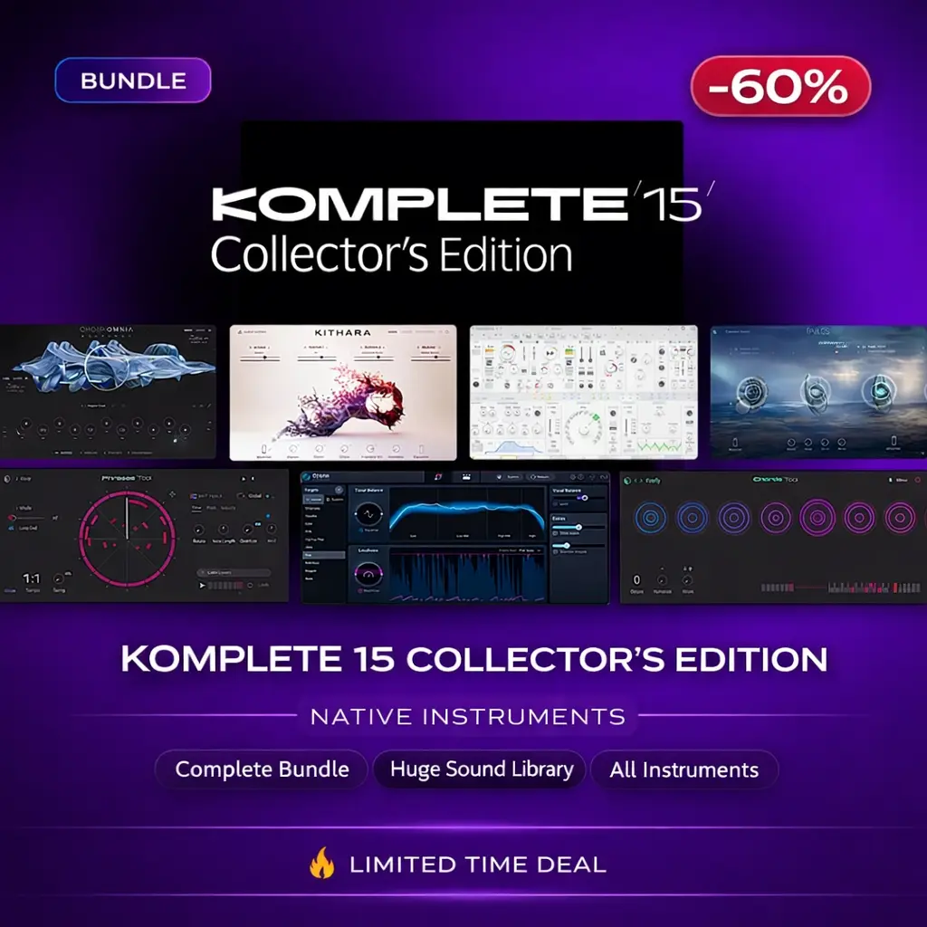 KOMPLETE 15 Collector’s Edition KOMPLETE 15 Collector’s Edition (Genuine License – MAC & Windows)
