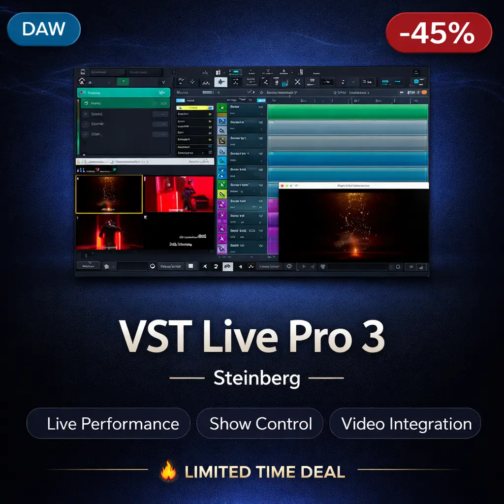 Steinberg VST Live Pro 3 – Live Performance Software Deal Steinberg VST Live Pro 3 – Live Performance Software Deal