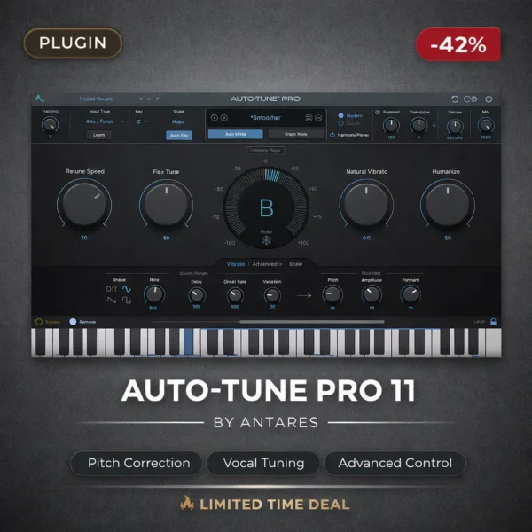 Antares Auto-Tune Pro 11 — Industry Standard Pitch Correction Plugin