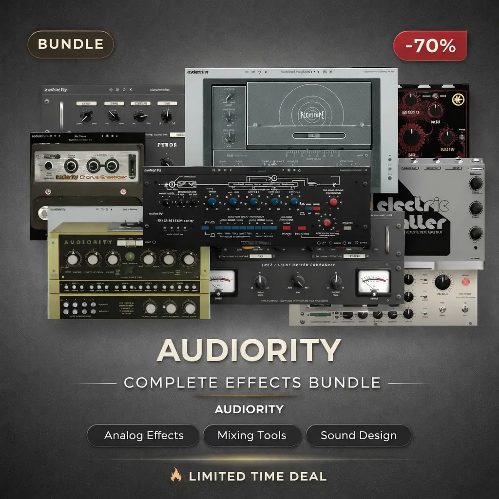 Audiority Complete Effects Bundle – 30 Analog Effects Deal Audiority Complete Effects Bundle – 30 Analog Effects Deal