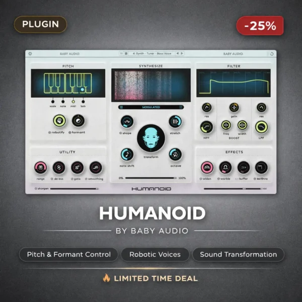 Baby Audio Humanoid – Vocal Transformer & Hard Tuner Deal