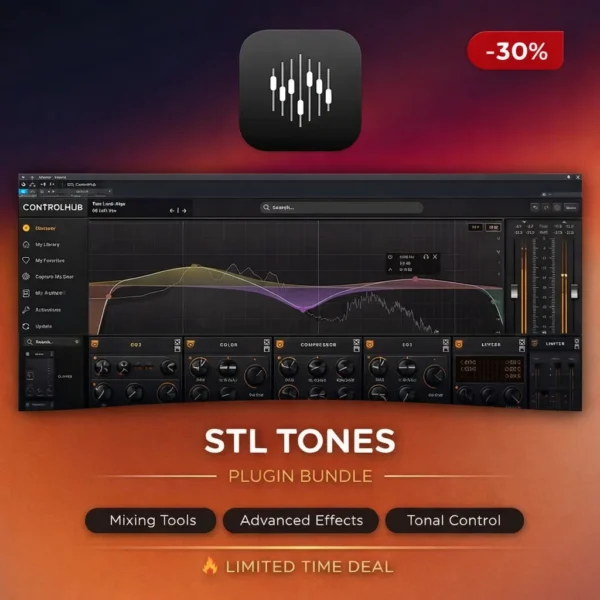 STL Tones Plugin Bundle — 9 Guitar & Mix Plugins