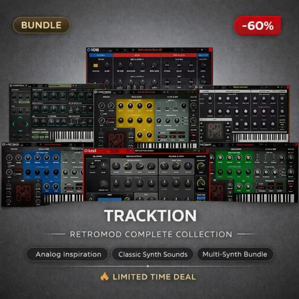 Tracktion RetroMod Complete Collection – 7 Synths Deal