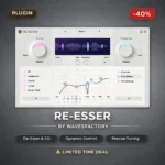 Wavesfactory Re-Esser – Best De-Esser Vocal Plugin Deal