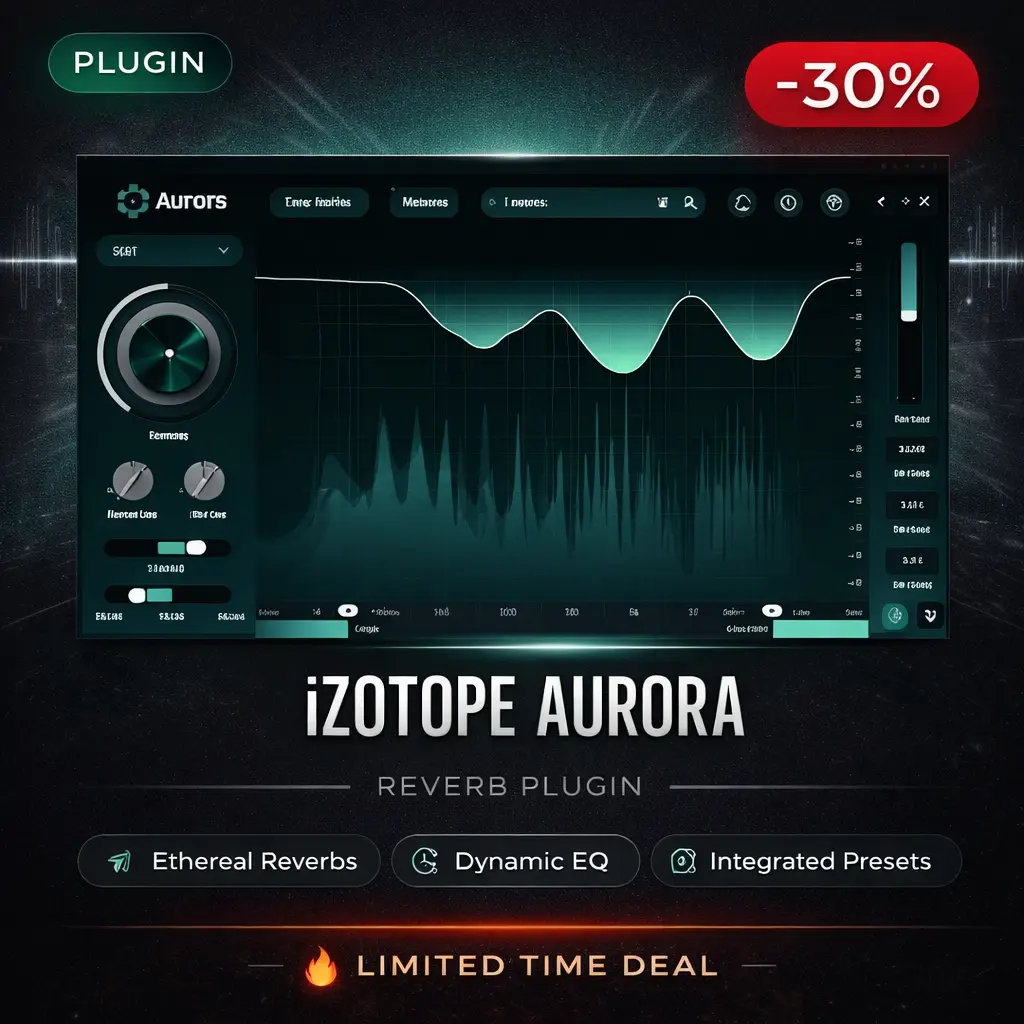 iZotope Aurora – Intelligent Reverb Plugin Deal iZotope Aurora – Intelligent Reverb Plugin Deal