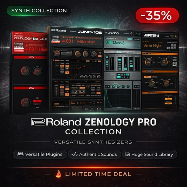 Roland ZENOLOGY Pro Collection – Synth Plugin Deal
