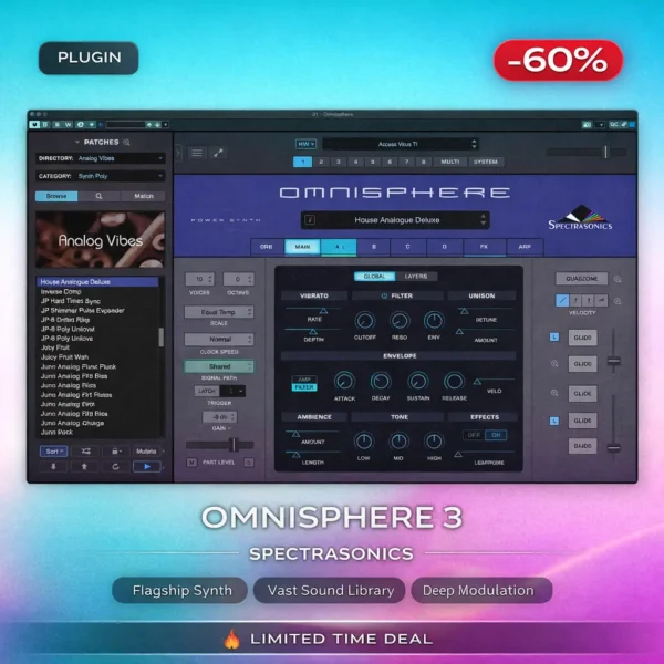 Spectrasonics Omnisphere 3 Mac – Synth Plugin Deals