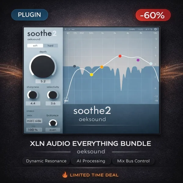 Oeksound Soothe2 — Dynamic Resonance Suppressor Plugin