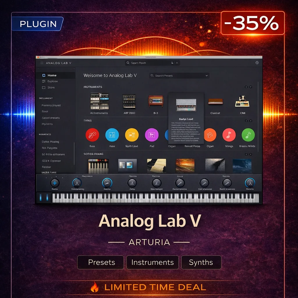 Arturia Analog Lab V Pro Arturia Analog Lab V Pro Deal – Vintage Synth & Keys