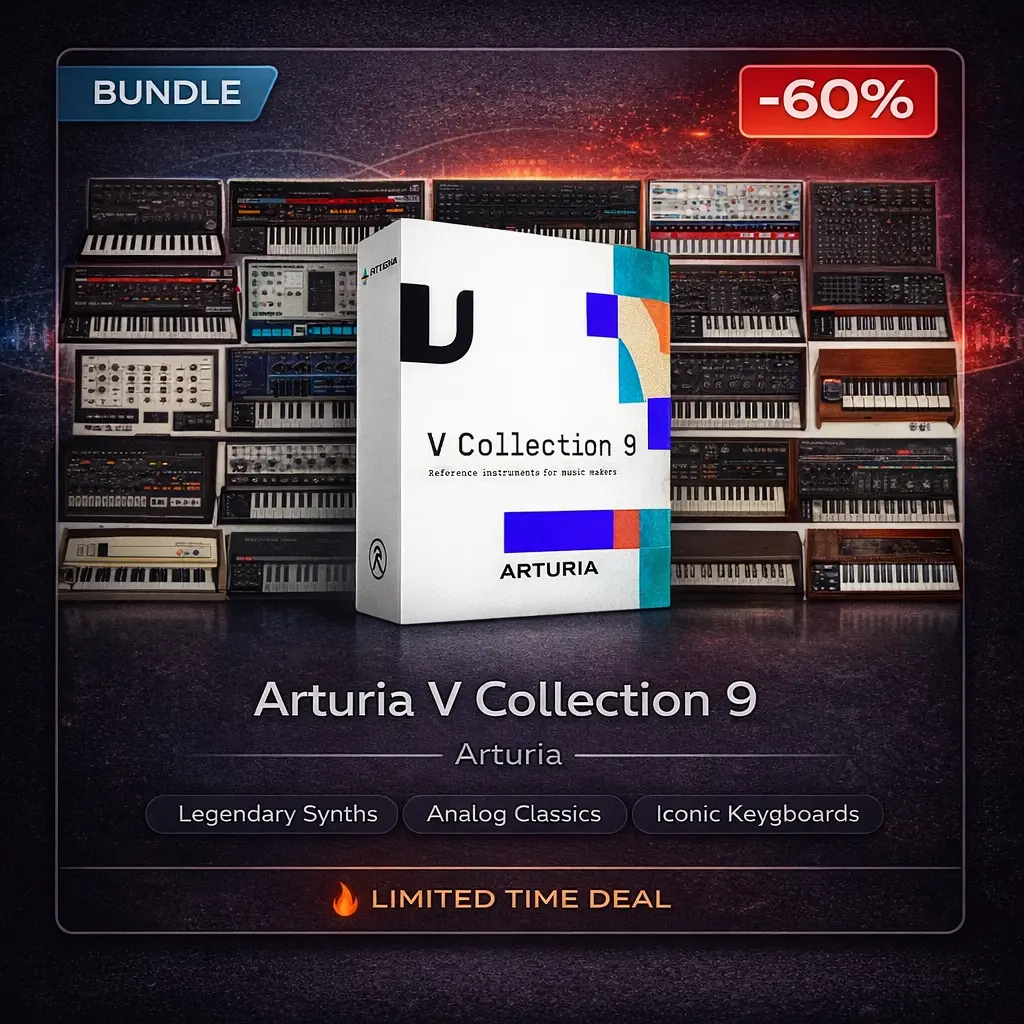 Arturia V Collection 9 Arturia V Collection 9 – Premium Instrument Suite Deal