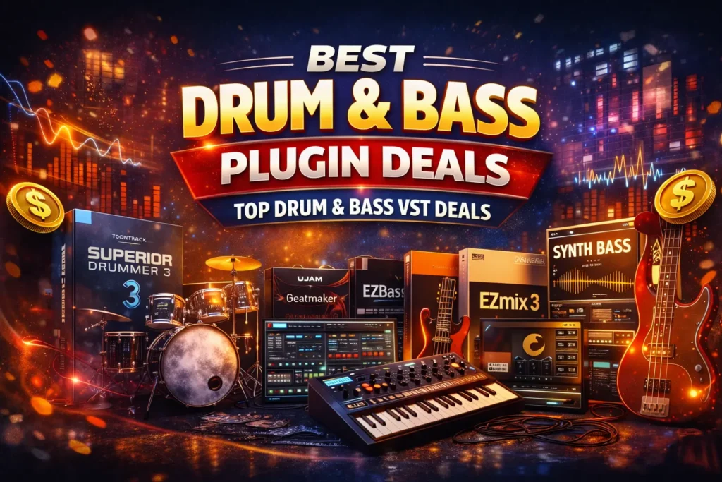 Best Drum Plugin Deals in 2026 (Drum & Bass VST Deals)