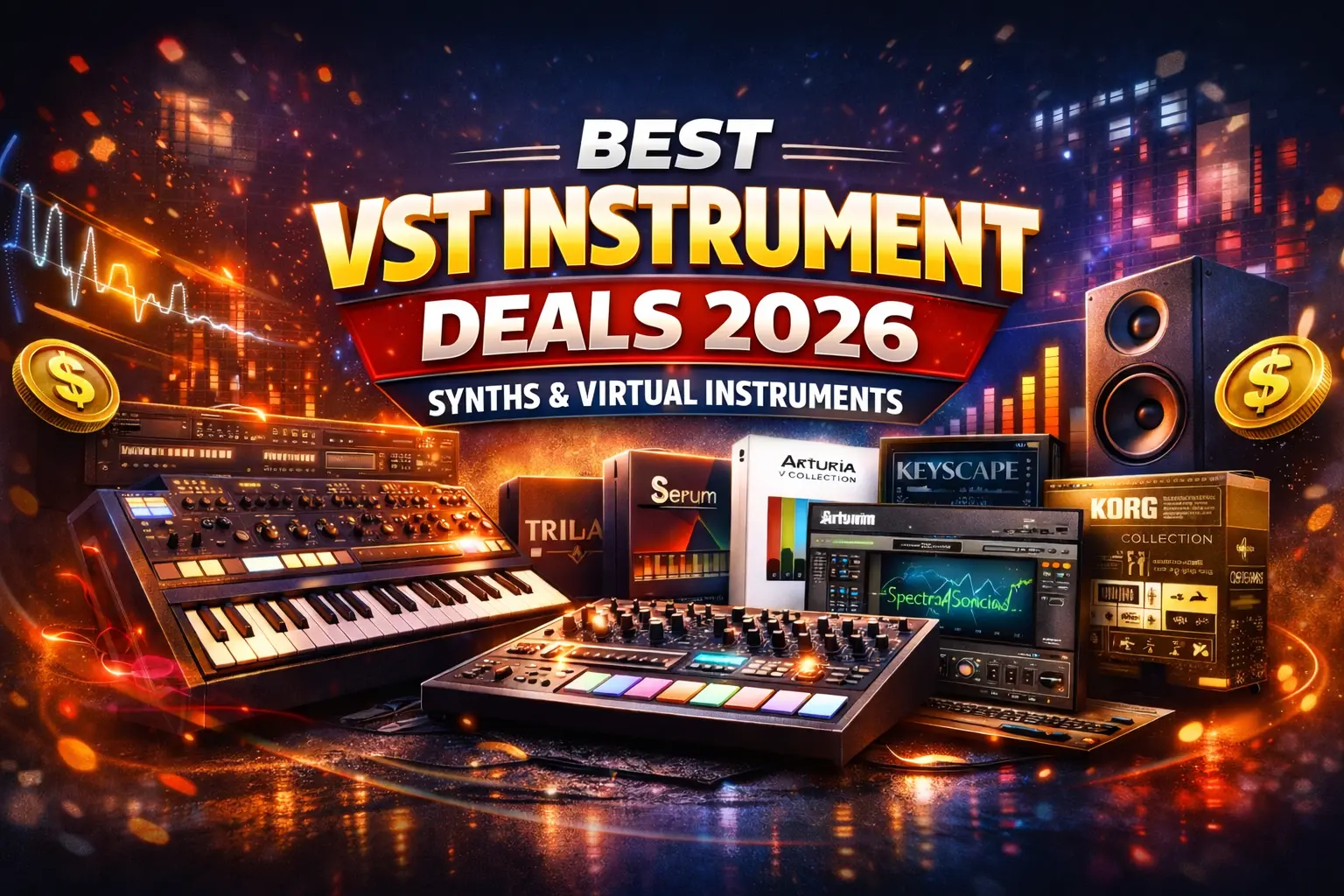 Best VST Instrument Deals in 2026 (Synths & Virtual Instruments)