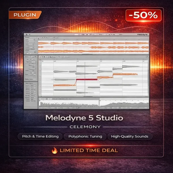 Celemony Melodyne 5 Studio – Pro Editing Deal