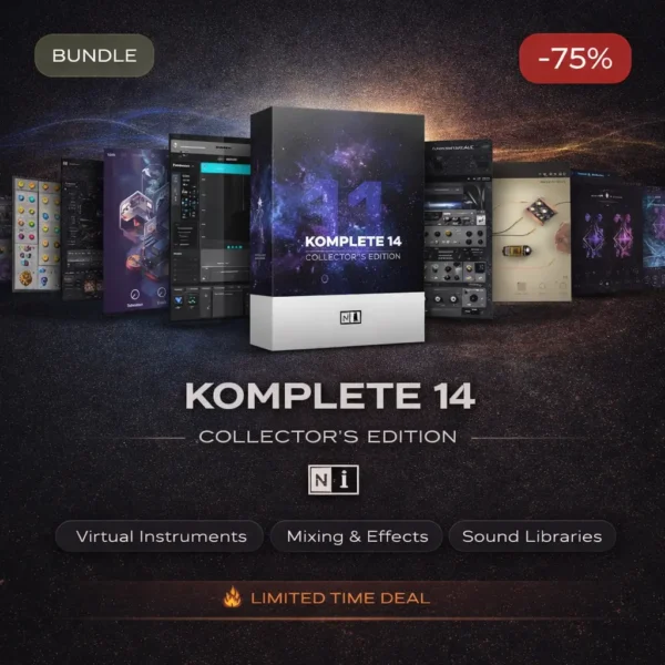 Native Instruments KOMPLETE 14 Collector's Edition – Ultimate Music Production Suite