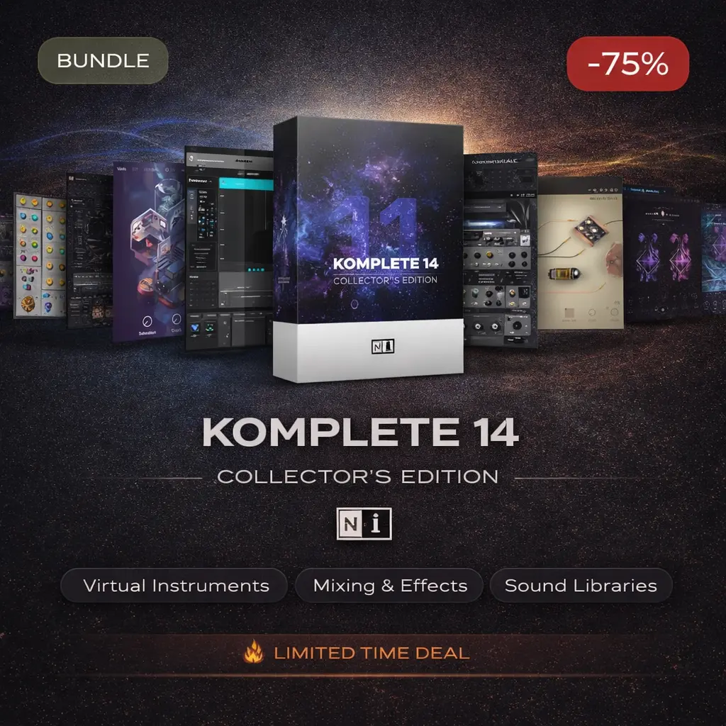 Native Instruments KOMPLETE 14 Collector's Edition – Ultimate Music Production Suite Native Instruments KOMPLETE 14 Collector's Edition – Ultimate Music Production Suite