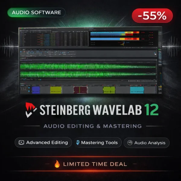 Steinberg WaveLab 12 Pro – Mastering Software Deal