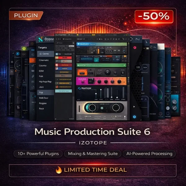 iZotope Music Production Suite 6 – Pro Plugin Bundle Deal