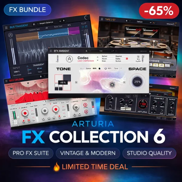 Arturia FX Collection 6 – 39 FX Plugins Bundle Deal