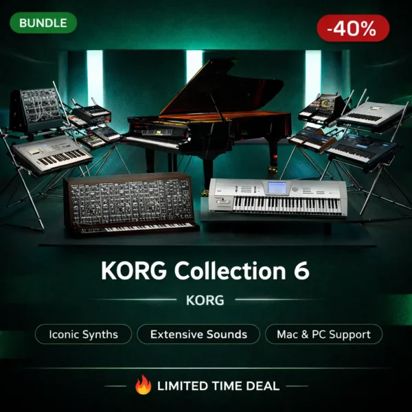 KORG Collection 6 – Legendary Synth Bundle (M1, Triton, MS-20, Wavestation)