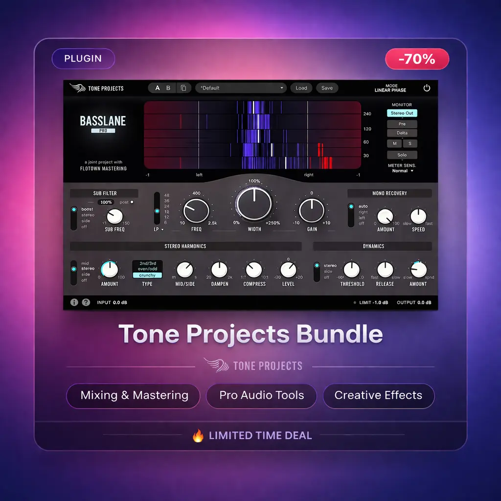 Tone Projects Bundle Deal Tone Projects Bundle Deal – Mastering Plugins Suite