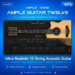 Ample Guitar Twelve realistic 12-string acoustic guitar virtual instrument plugin for songwriters and producers