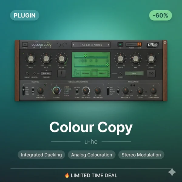 u-he Colour Copy Deals – Analog Delay Plugin
