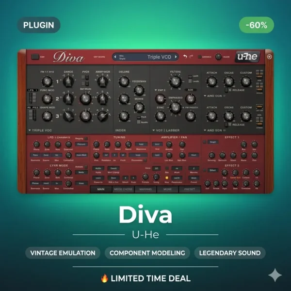 u-he Diva Deals – Analog Synth Plugin