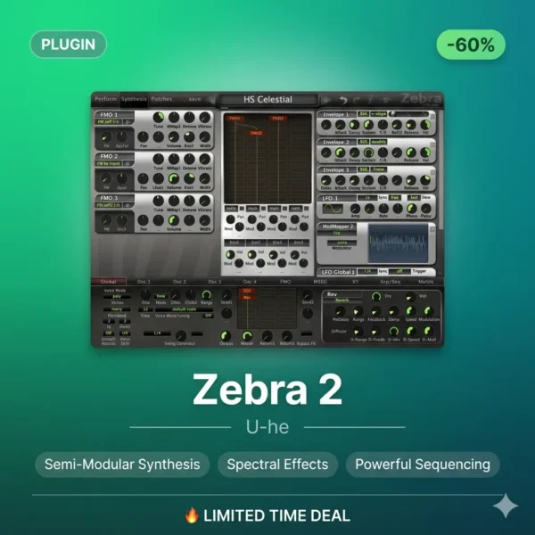 u-he Zebra 2 Deals – Modular Cinematic Synth