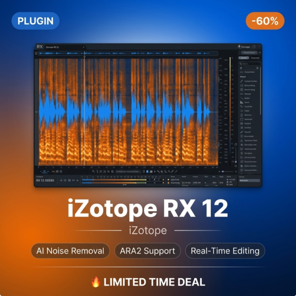 iZotope RX 12 – AI Audio Repair & Restoration Suit